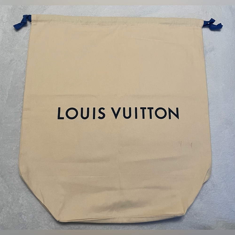 Louis Vuitton Large Dust Bag‎ with Blue drawstrings